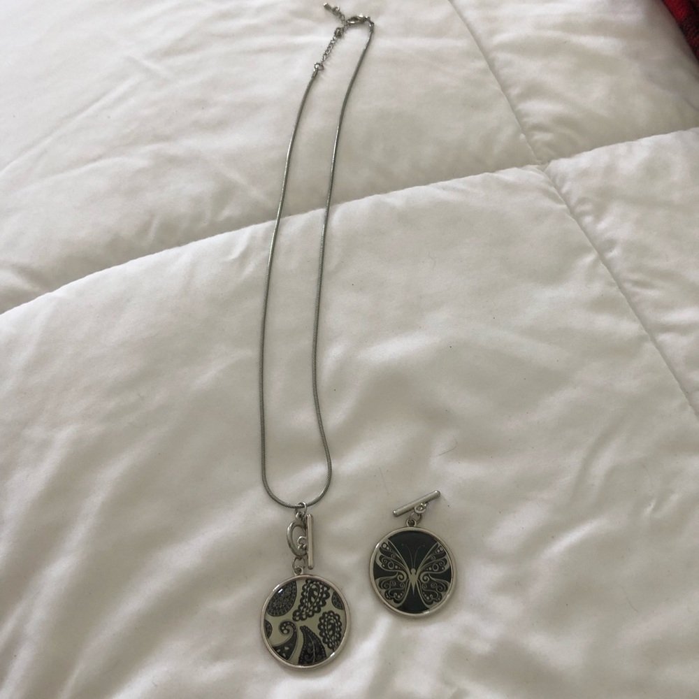 Swappable, Reversible Pendant Necklace